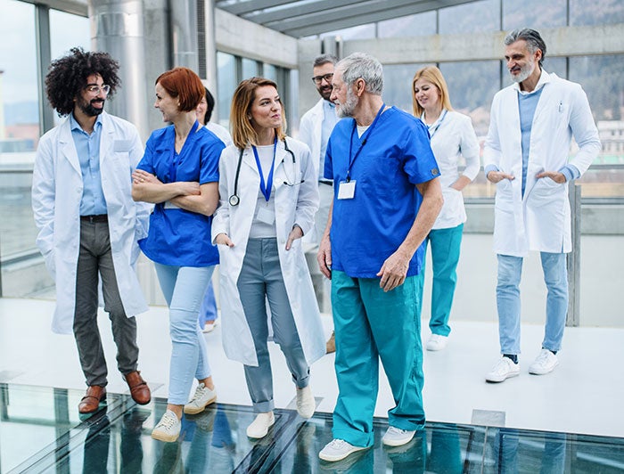 clinical staff group shot