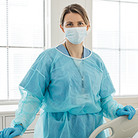 health care professional wearing PPE