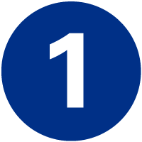 circle number 1