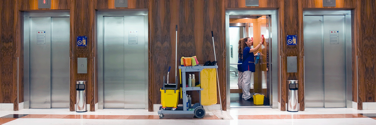 EVS professional cleaning elevator