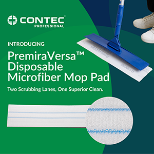 Contec Professional PremiraVersa™ Disposable Microfiber Mop Pad 