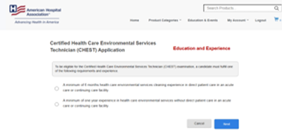 Proctor Account Login Page