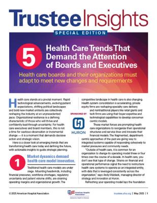 Trustee Trends 2025 article